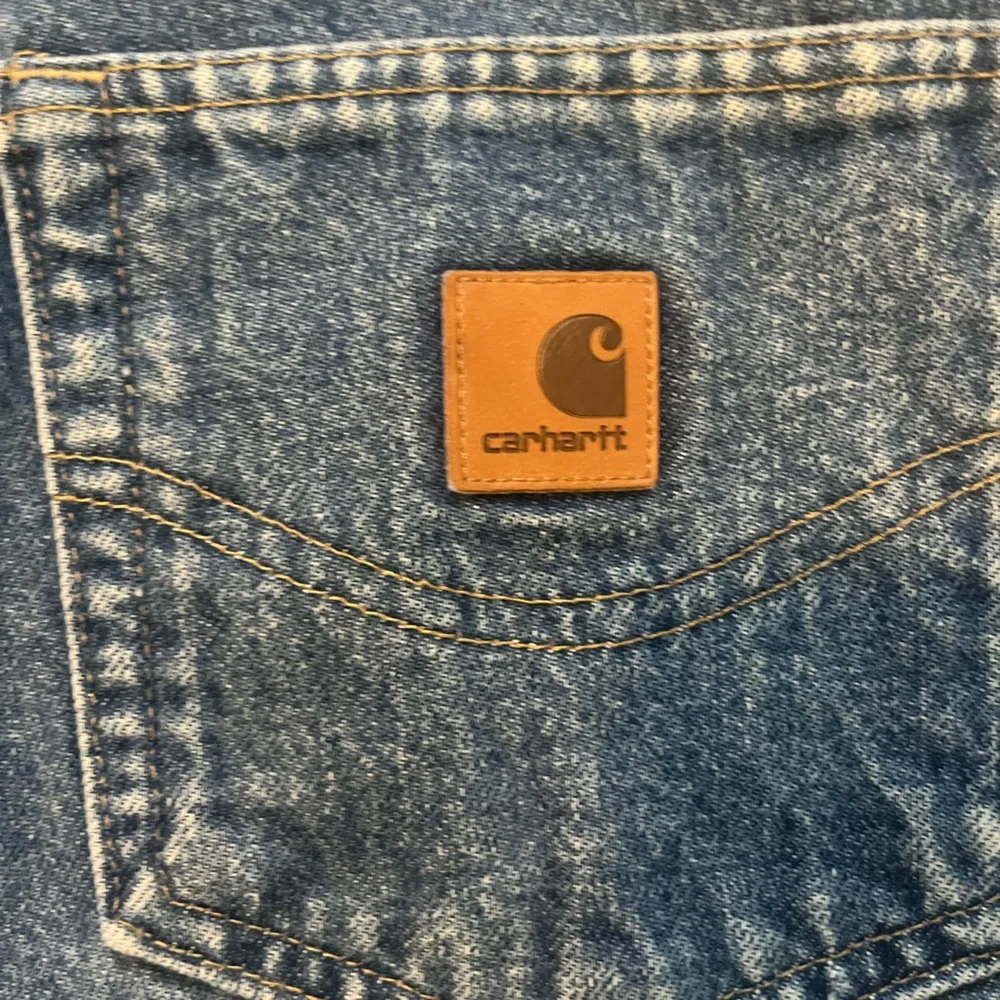 Carhartt Men's Straight‎ Leg Relaxed Fit Blue Jeans Size 36x30